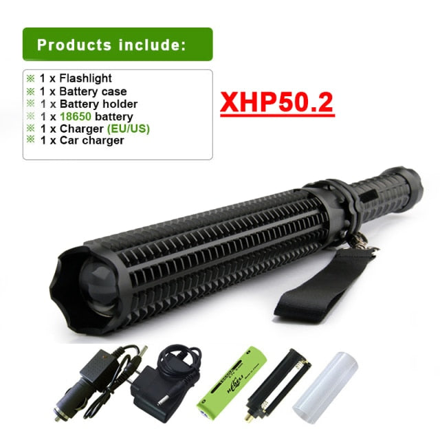 Tactical Flashlight Home Defense Bat