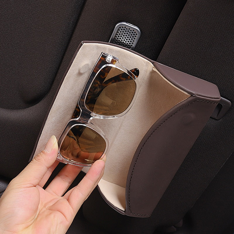 Car Windshield Sunglasses Storage Box - Pexav