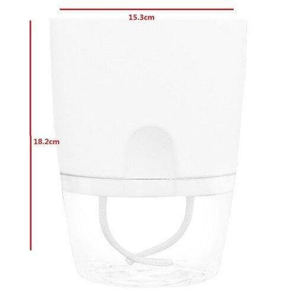 Automatic Watering Planter with Built-in Reservoir