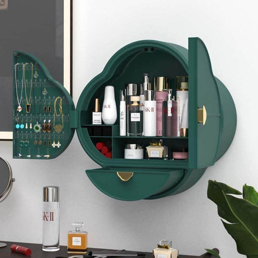 Adhesive Free Hanging Bathroom Makeup Storage Box - Pexav
