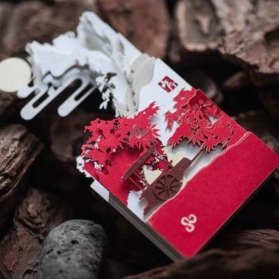 Unique 3D Historic Building Art Paper