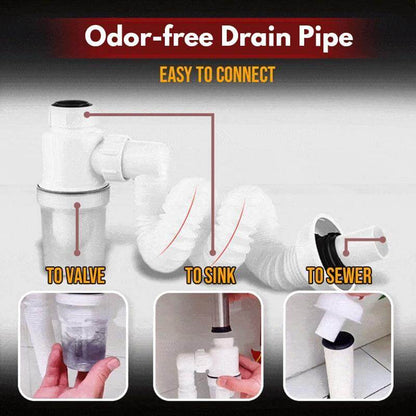 Breathable Kitchen Bathroom Adjustable Water Filter Pipe - Pexav