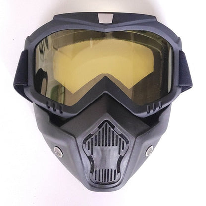 Waterproof Sports Helmet with Goggles
