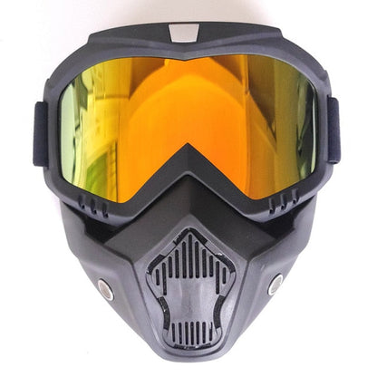 Waterproof Sports Helmet with Goggles