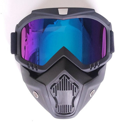 Waterproof Sports Helmet with Goggles