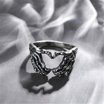Vintage Style Skull Lover Ring