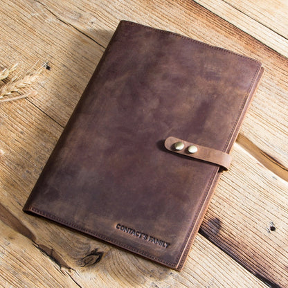 Classic Genuine Leather Tablet Travel Wallet