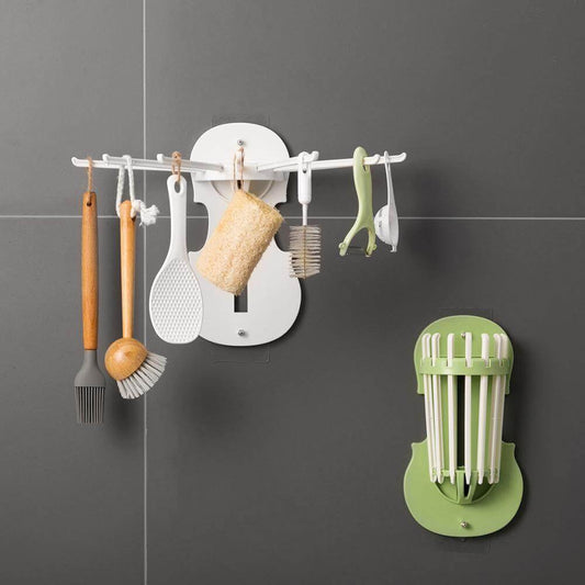 Easy Install Foldable Kitchen Shelf Organizer - Pexav
