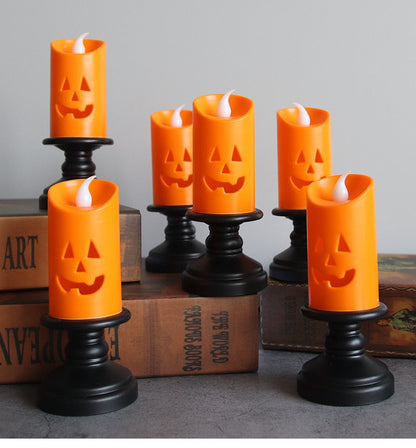 Spooky LED Jack O Lantern Lamp - Pexav