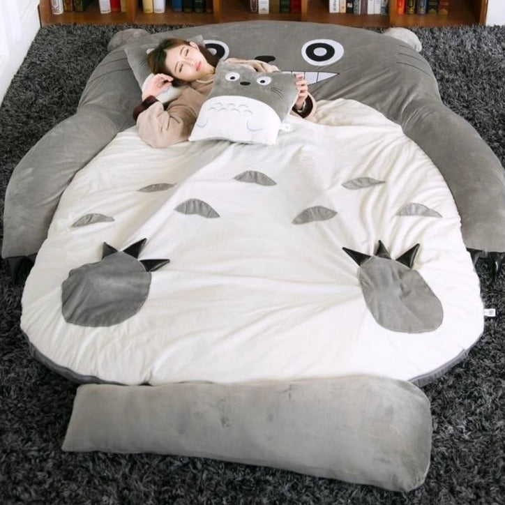 Fun Double Bean Bag Chair Bed - Pexav