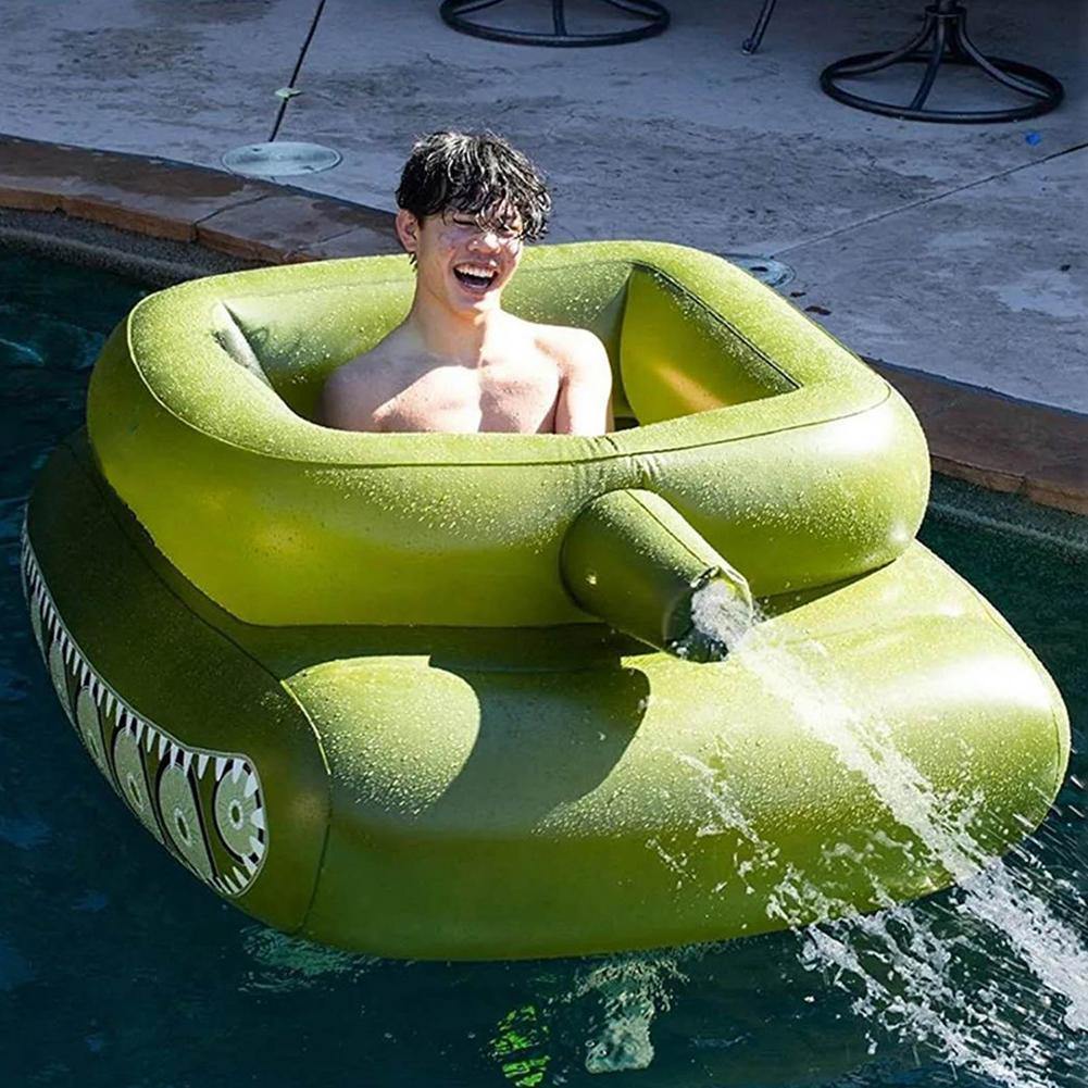 Big Blow Up Pool with Water Sprayer - Pexav
