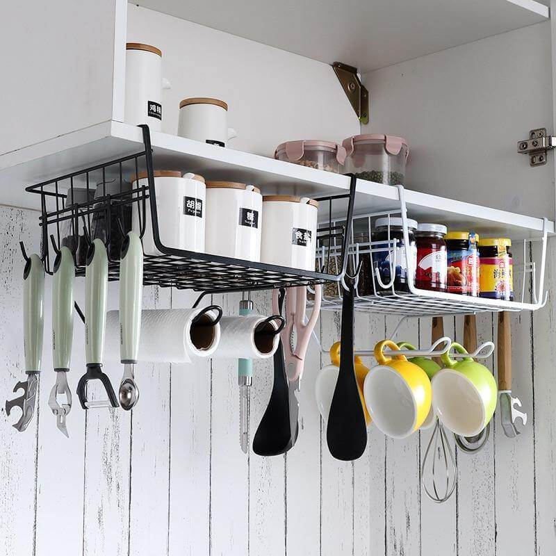 Simple Install Kitchen Shelf Storage Rack Organizer - Pexav