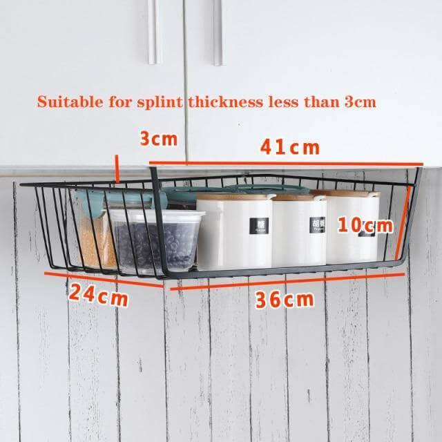 Simple Install Kitchen Shelf Storage Rack Organizer