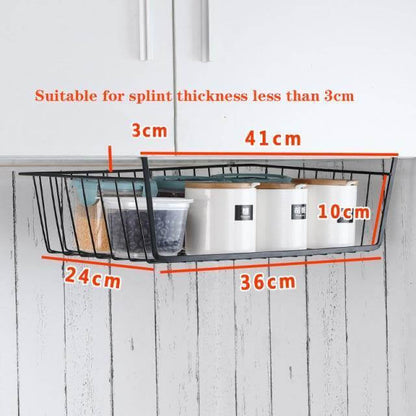 Simple Install Kitchen Shelf Storage Rack Organizer