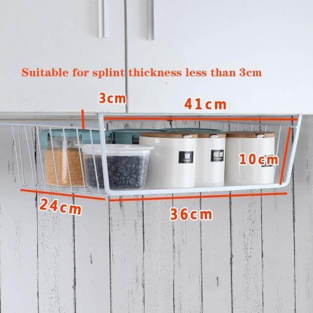 Simple Install Kitchen Shelf Storage Rack Organizer