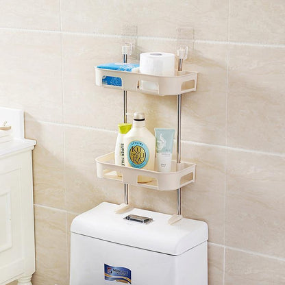 Space-Saving Bathroom Storage Shelf Rack - Pexav