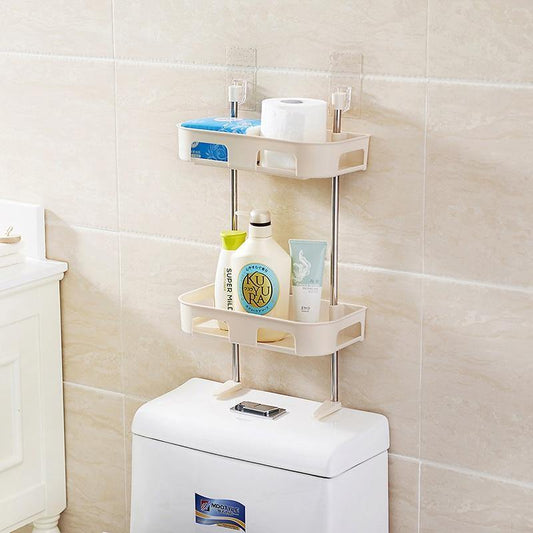 Space-Saving Bathroom Storage Shelf Rack - Pexav