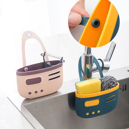 Stylish Kitchen Sink Hanging Drain Organizer Basket - Pexav