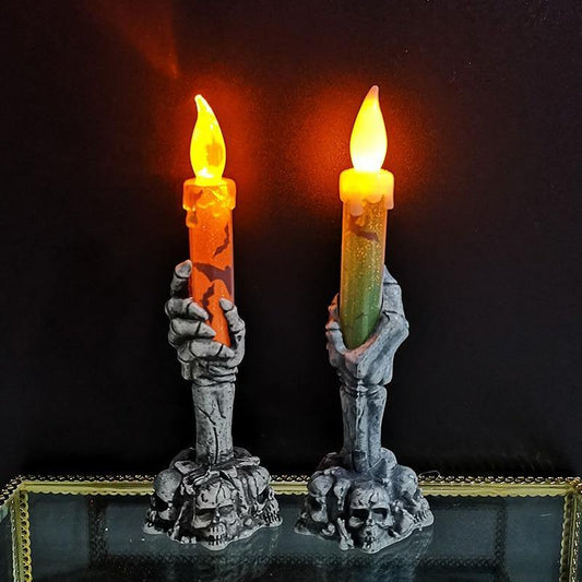 Spooky Pumpkin Candle Home Decor - Pexav