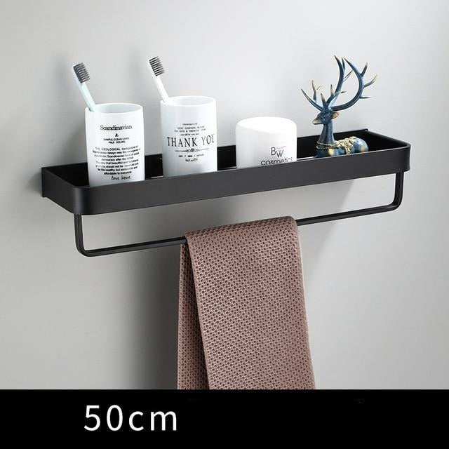 Slim Metal Wall Storage Shelf