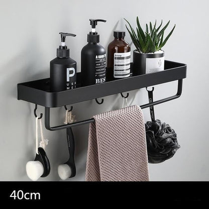 Slim Metal Wall Storage Shelf