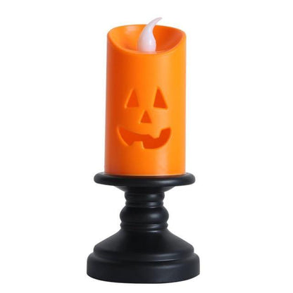 Spooky Pumpkin Candle Home Decor