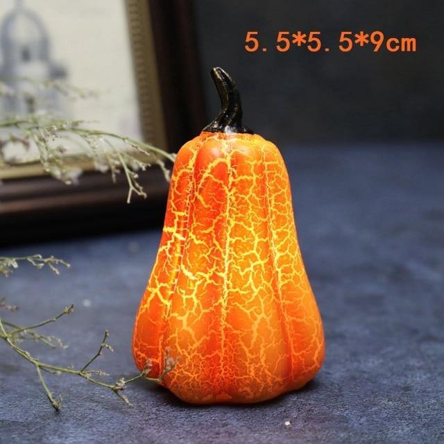 Spooky Pumpkin Candle Home Decor
