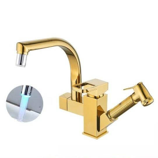 Dual Function 360 Swivel Kitchen Faucet
