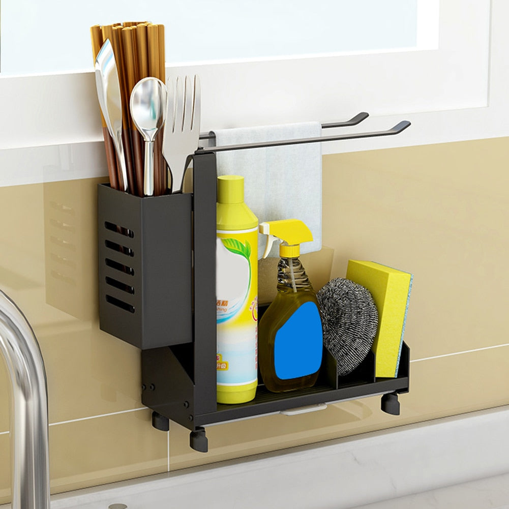 Stable Kitchen Sink Organizer Dish Rack - Pexav