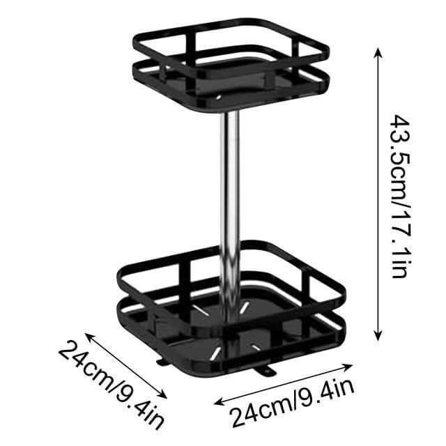 Adjustable Turntable Spice Organizer Rack
