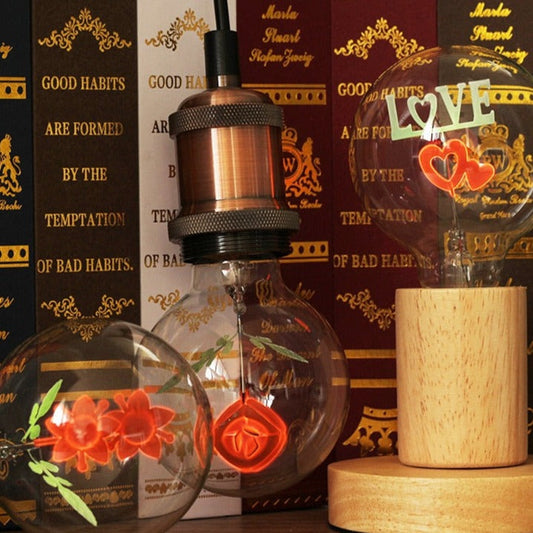 Retro Style String Light Table Lamp - Pexav