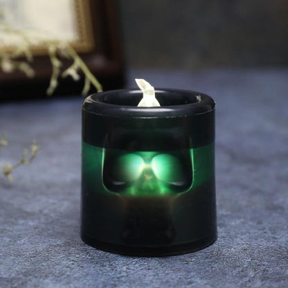 Spooky Pumpkin Candle Home Decor