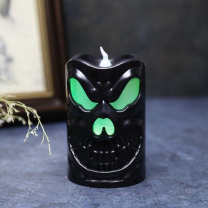 Spooky Pumpkin Candle Home Decor