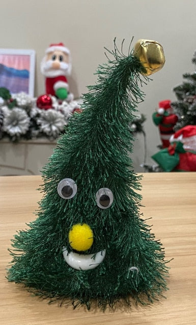 Fun Festive Santa Tree Hat Ornament