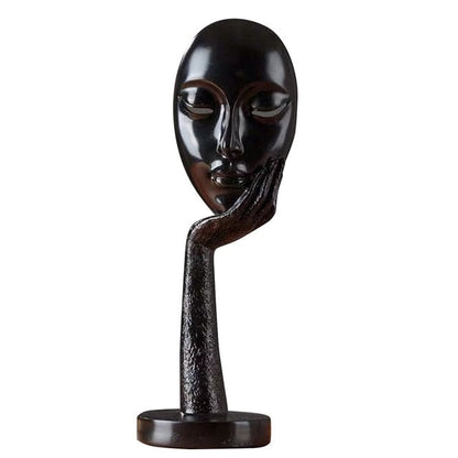 Unique Contemporary Face Sculpture Decor