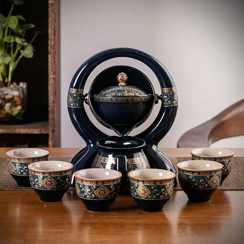 Traditional Chinese Ceramic Tea Set - Pexav