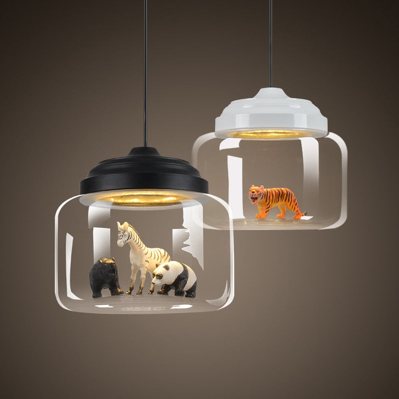 Simple Elegant Glass Hanging Lamp - Pexav