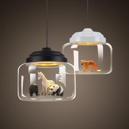 Simple Elegant Glass Hanging Lamp - Pexav