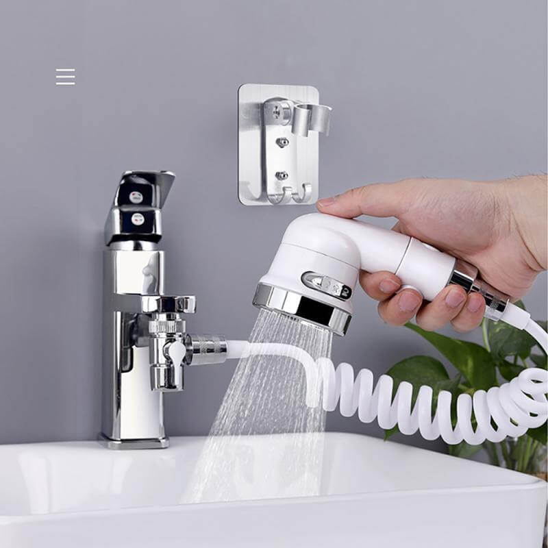 Powerful Adjustable Shower Head Faucet Extender - Pexav