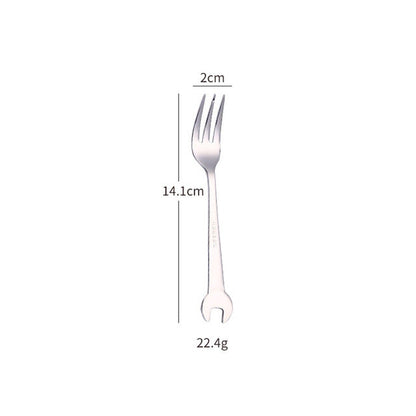 Unique Tool Shaped Fork Spoon Utensil Set