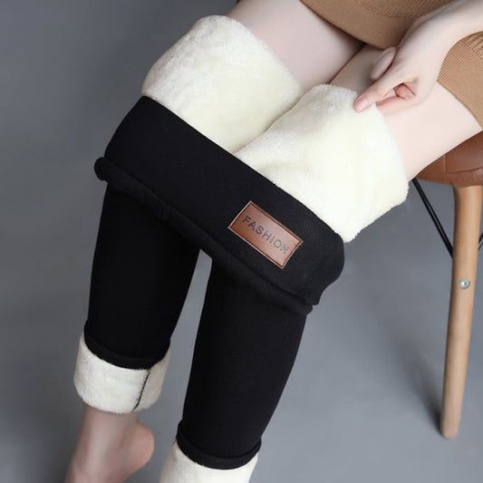 Thermal Fleece Lined Women Leggings - Pexav