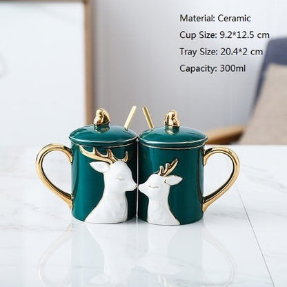 Romantic Couple Coffee Mug Set