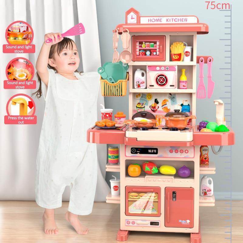 Small Play Kitchen Toy Set for Kids - Pexav