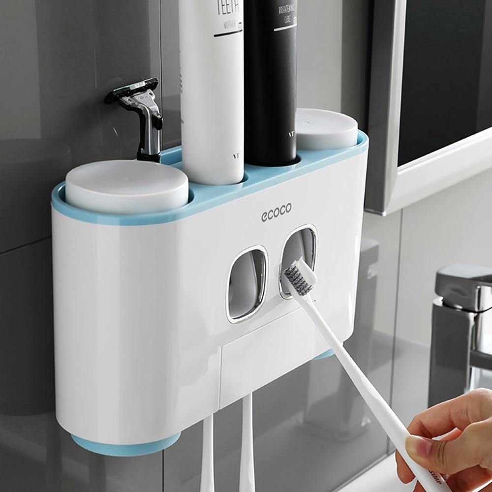 Automatic Bathroom Toothpaste Holder Dispenser - Pexav