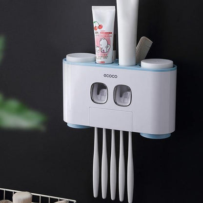 Automatic Bathroom Toothpaste Holder Dispenser