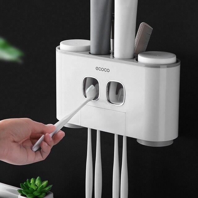 Automatic Bathroom Toothpaste Holder Dispenser
