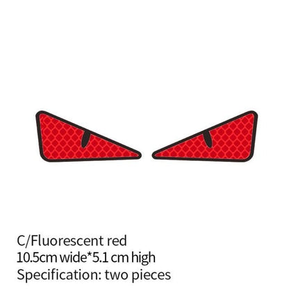 Bright Reflective Auto Decal Stickers