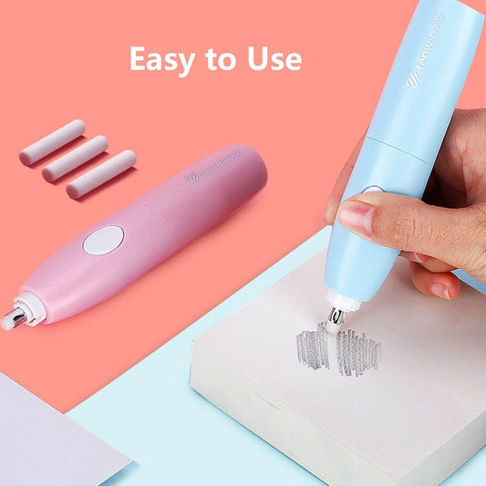 Automatic Pencil Sharpener and Cleaner Desk Set - Pexav