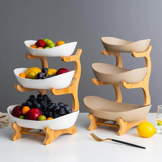 Tiered Fresh Food Storage Plate Stand - Pexav