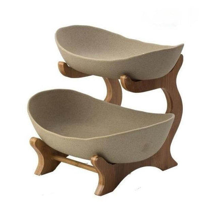 Tiered Fresh Food Storage Plate Stand